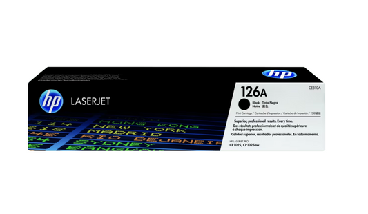 HP [126A] (CE310A/ CE311A / CE312A/ CE313A) 原廠鐳射碳粉匣 LaserJet Toner Cartridge 黑色 Black/ 青色 Cyan/ 黃色 Yellow/ 品紅色 Magenta