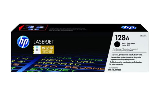 HP [128A] (CE320A/ CE321A / CE322A/ CE323A) 原廠鐳射碳粉匣 LaserJet Toner Cartridge 黑色 Black/ 青色 Cyan/ 黃色 Yellow/ 品紅色 Magenta