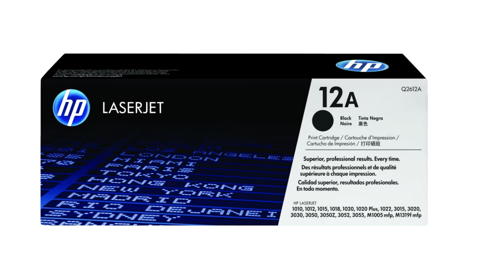 HP [12A] (Q2612A) 原廠鐳射碳粉匣 LaserJet Toner Cartridge