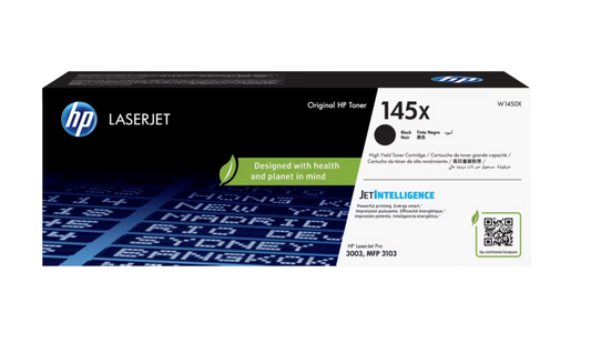 HP [145X] (W1450X) 原廠鐳射碳粉匣 LaserJet Toner Cartridge