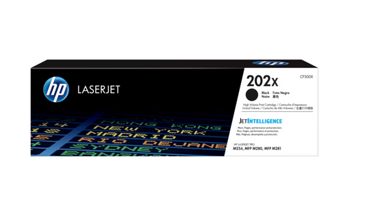 HP [202X] (CF500X/ CF501X/ CF502X/ CF503X) 原廠鐳射碳粉匣 LaserJet Toner Cartridge 黑色 Black/ 青色 Cyan/ 黃色 Yellow/ 品紅色 Magenta