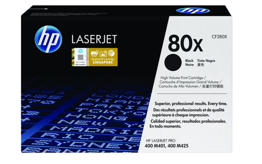 HP [80X] (CF280X) 原廠鐳射碳粉匣 LaserJet Toner Cartridge