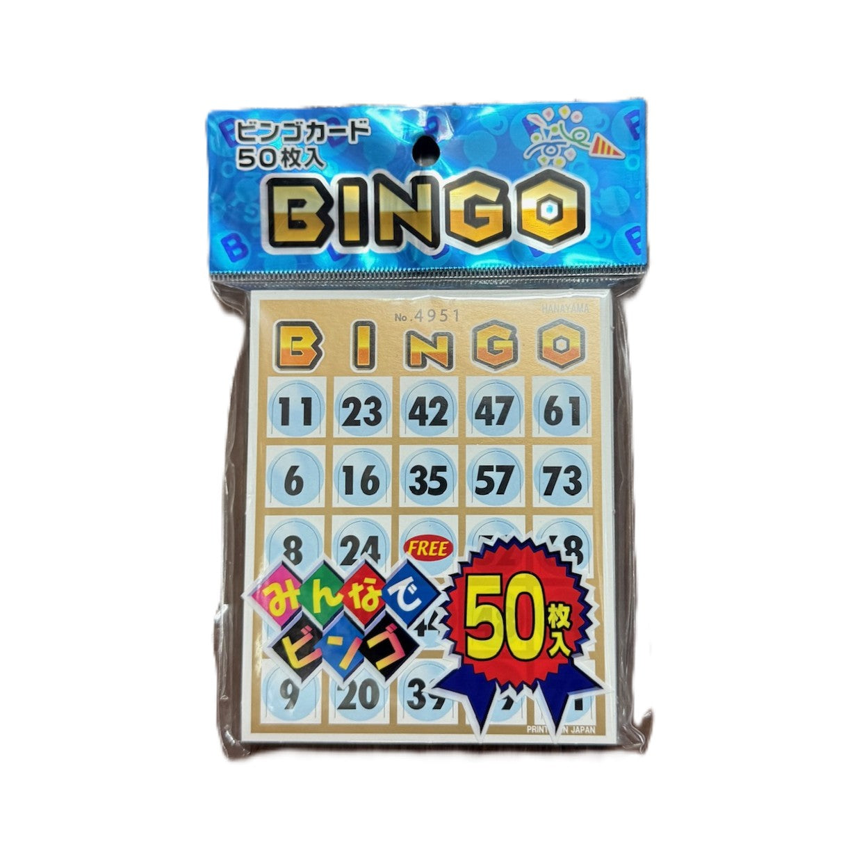 Hanayama BINGO 遊戲卡 card [50枚pcs]