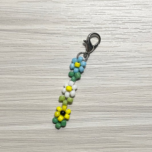 [Handmade❣️] 手工串珠 迷你吊飾 Mini Key Chain - 花花世界🌻