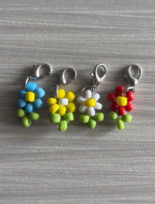 [Handmade❣️] 手工串珠 迷你吊飾 Mini Key Chain - 花 Flowers🌻