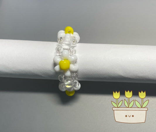 [Handmade❣️] 手工串珠 戒指 Ring - 花 Flowers🌻