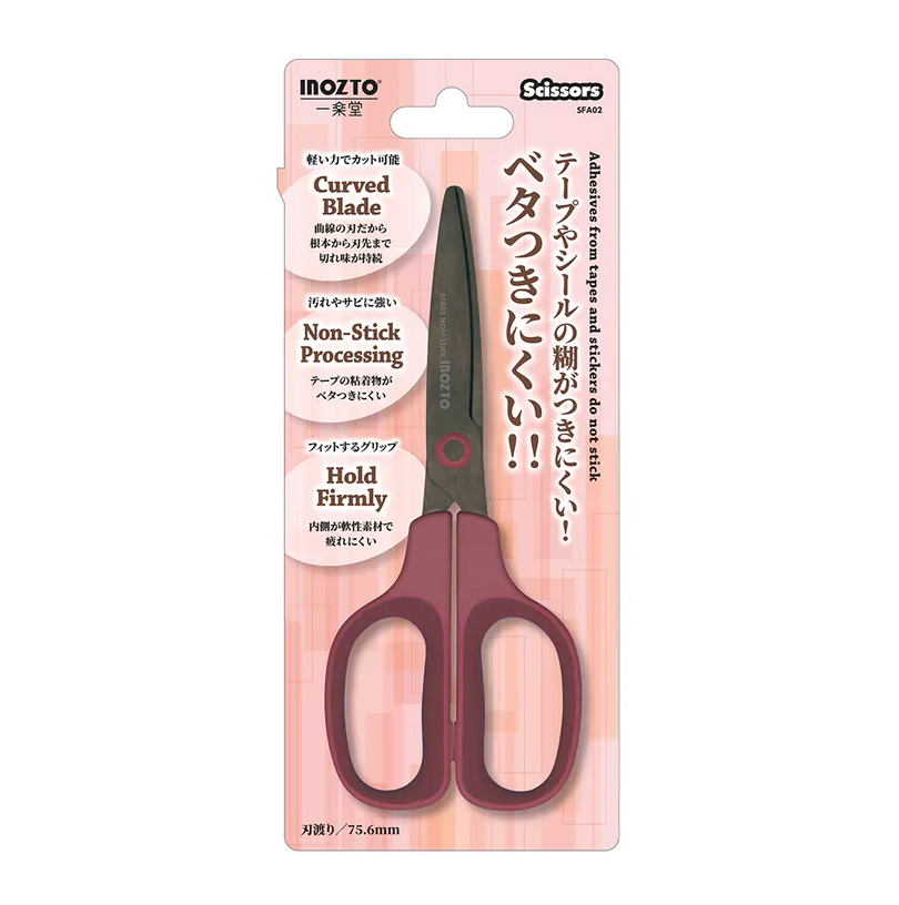 INOZTO SFA02 不易粘膠膠剪 Non-Stick Scissors