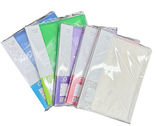 KAMSZELEI 金時利 A5 資料簿 Clear book- 20 Pockets (顏色隨機)