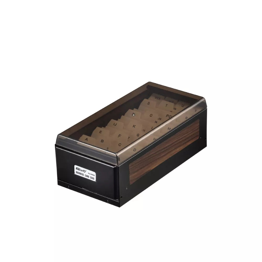 KW-triO 咭片盒 Business Card Case |400 / 600 / 800 張 pcs|-木紋色