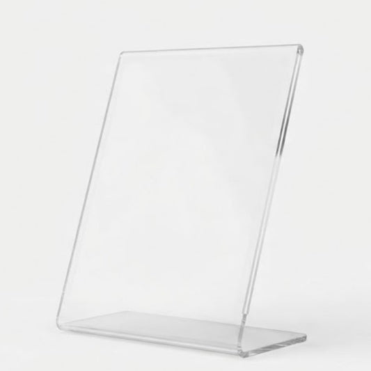 Lion 透明桌面人名膠座 Acrylic Card Stand [L型-L-shaped]