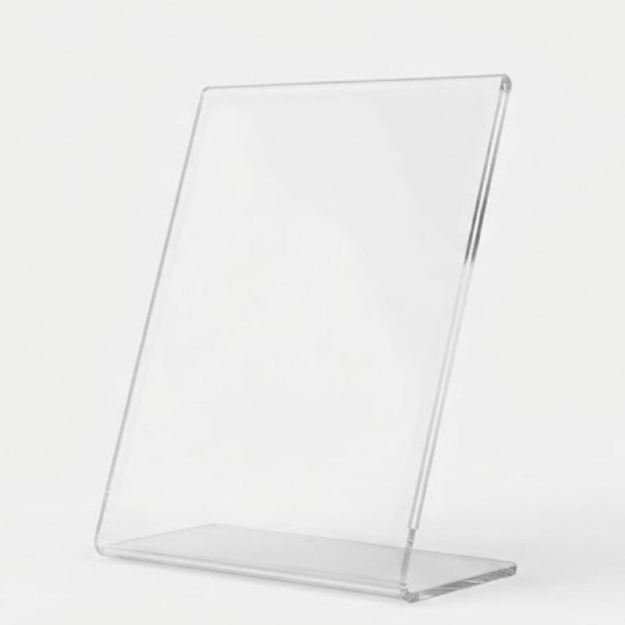 Lion 透明桌面人名膠座 Acrylic Card Stand [L型-L-shaped]