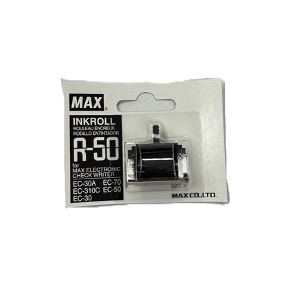 MAX 支票機墨轆 Electronic Check Writer ink roll [R-50] black red