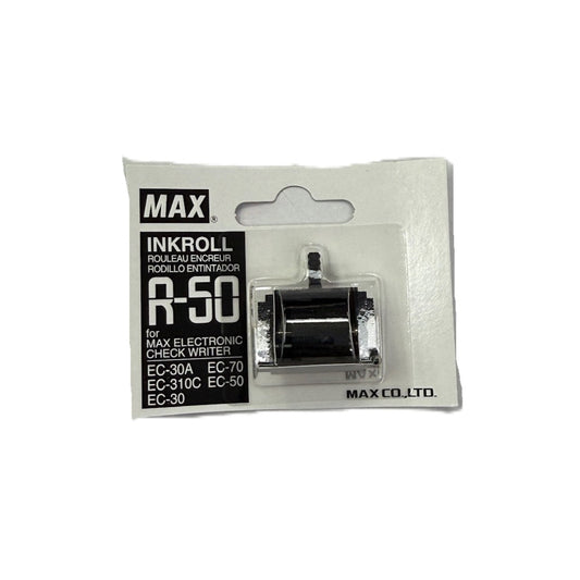 MAX 支票機墨轆 Electronic Check Writer ink roll [R-50] black red