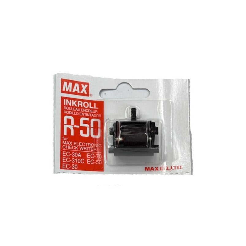 MAX 支票機墨轆 Electronic Check Writer ink roll [R-50] black red