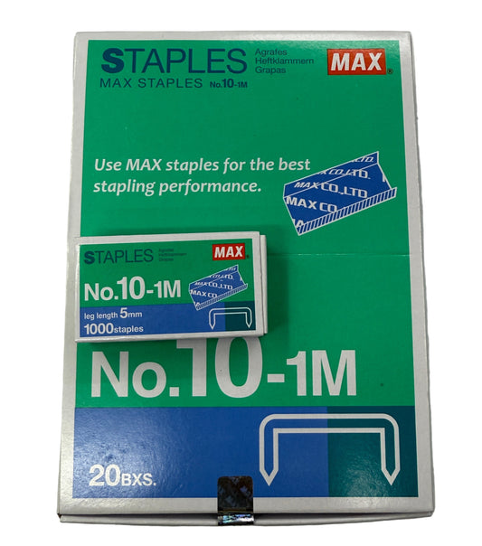 MAX 釘 Staples *No.10* -1M/ 12M