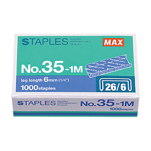 MAX 釘 Staples No.35- 1M (26/6)