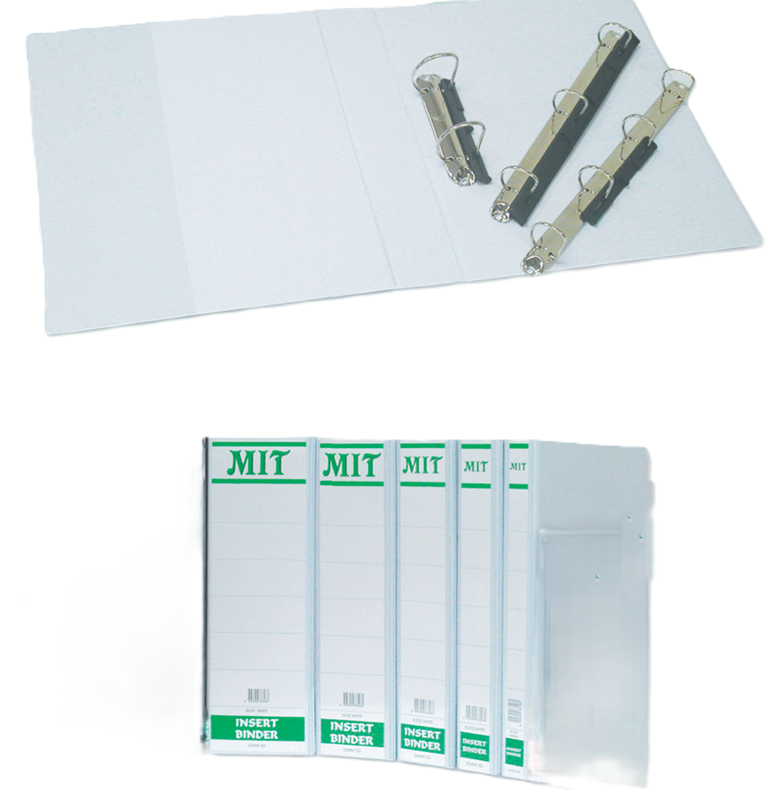 MIT A4 插頁文件夾 Insert Binder - | 2D / 3D /4D | - |16mm / 65mm| - (白-White)