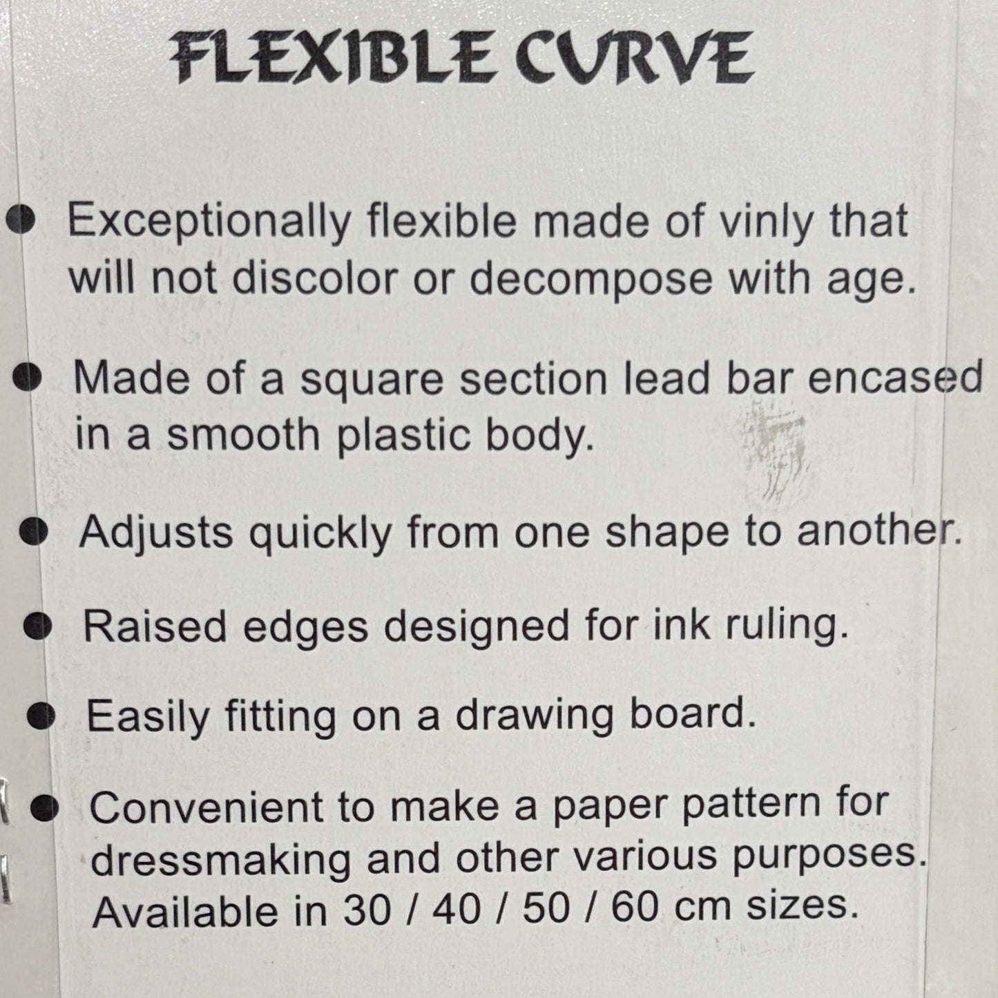 MIT 蛇尺/ 軟尺 Flexible Curve Ruler [60cm | No.5060]