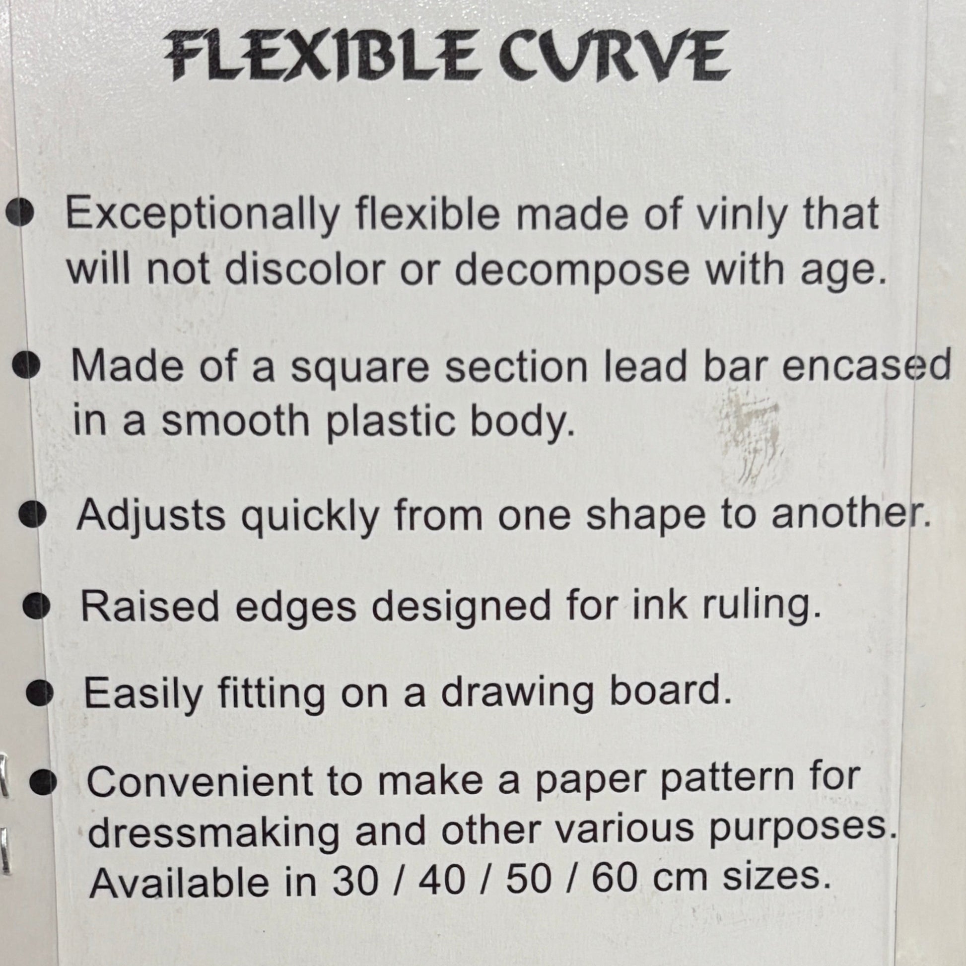 MIT 蛇尺/ 軟尺 Flexible Curve Ruler [60cm | No.5060]