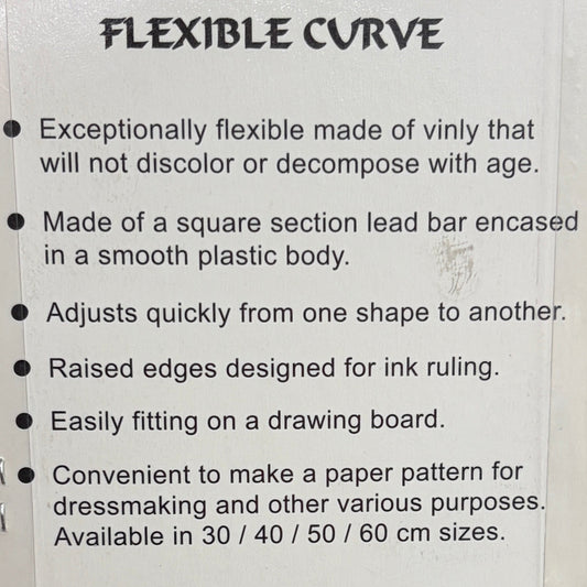 MIT 蛇尺/ 軟尺 Flexible Curve Ruler [60cm | No.5060]