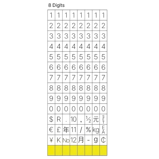 M° TEX 8位數價格/日期標籤機 Price Labeller [MX5500]