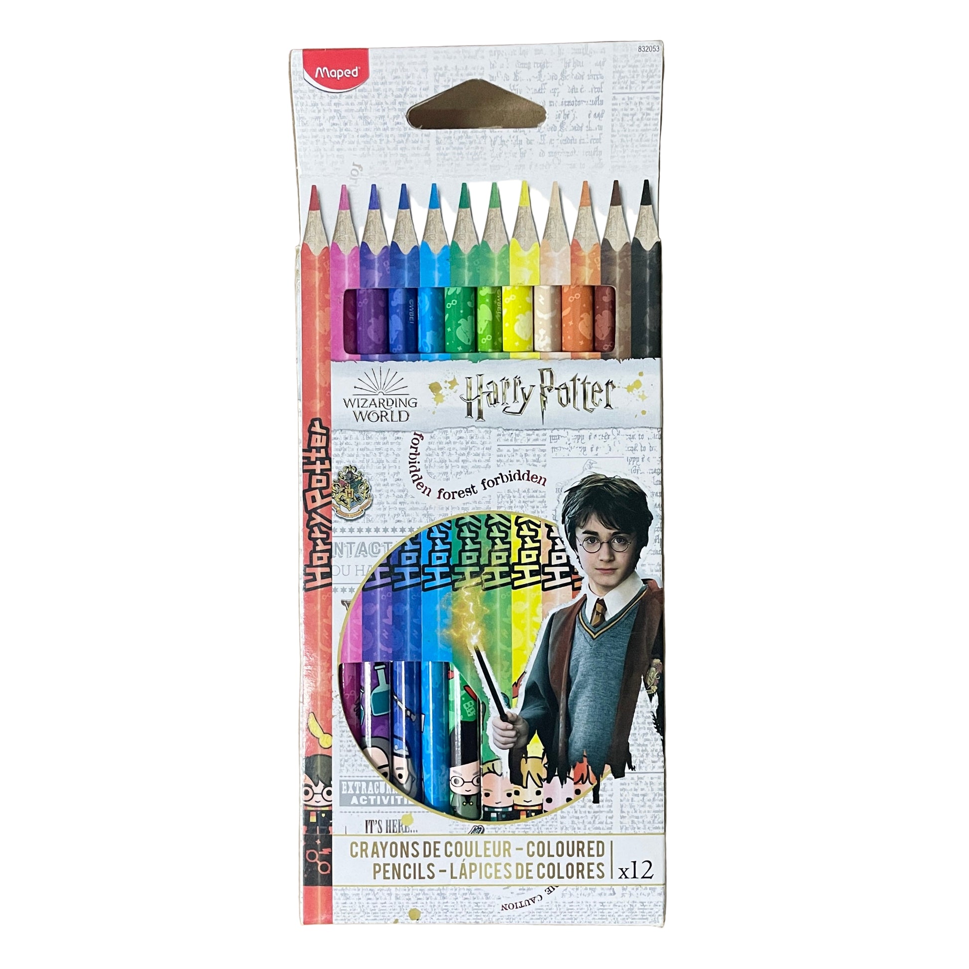 Maped - 哈利波特 Harry Potter -木顏色筆 Coloured pencils (12色 colours)