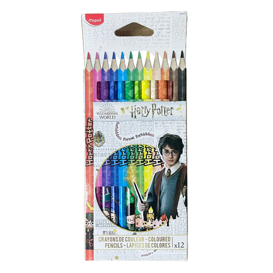 Maped - 哈利波特 Harry Potter -木顏色筆 Coloured pencils (12色 colours)