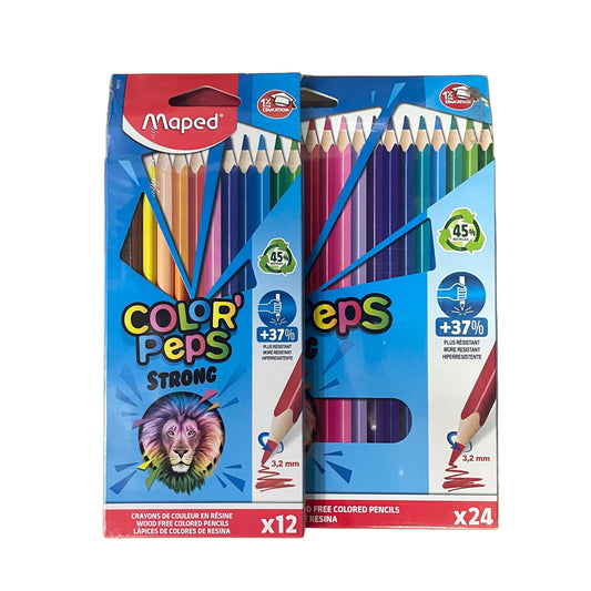 Maped COLOR'PEPS STRONG 木顏色筆 Coloured pencil (12/ 24色 colours)
