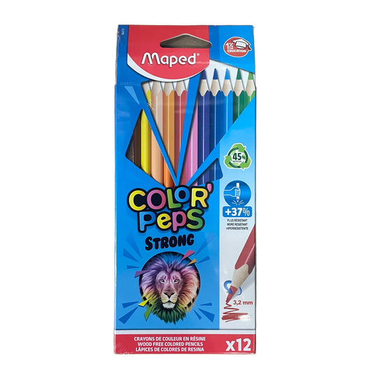 Maped COLOR'PEPS STRONG 木顏色筆 Coloured pencil (12/ 24色 colours)
