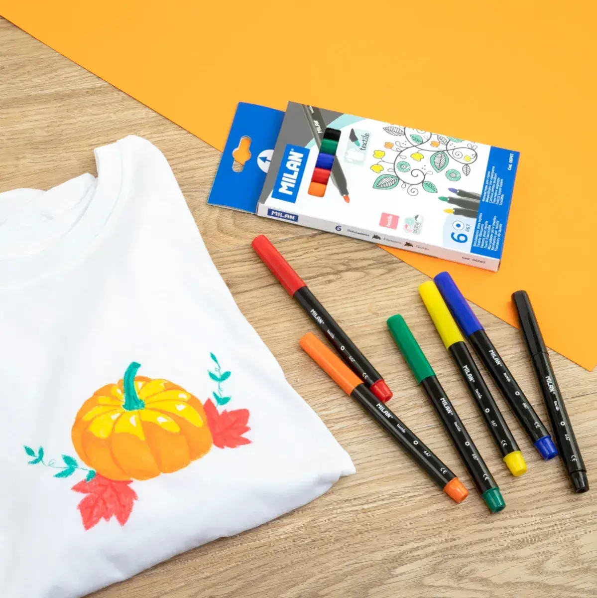 Milan 布料記號筆套裝 T-shirt/ Textile marker set [6色 colours] fabric marker 寫衫筆