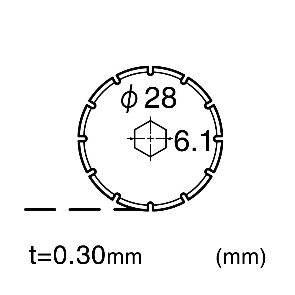 日本 NT Cutter 虛線替換刀片 Spare blade Rolling perforating 28 [BS-28P]