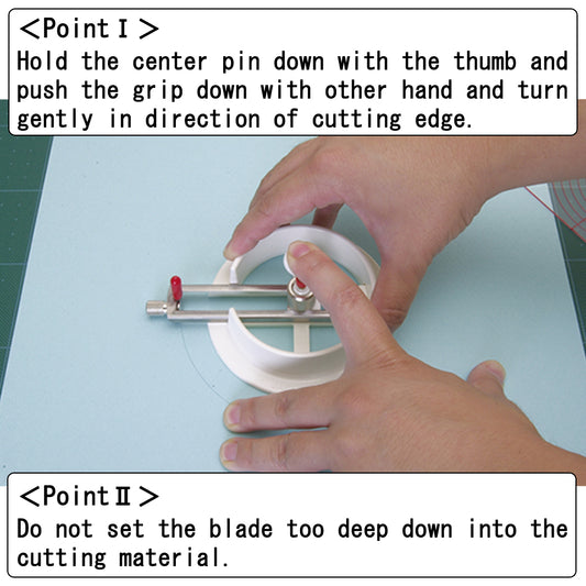 日本 NT cutter 界圓刀 / 圓規刀 Circle Cutter [C-1500P]