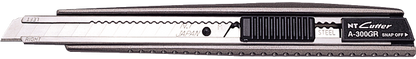 日本 NT cutter 小界刀(金屬手柄/推掣) Metal A cutter [A-300GRP]