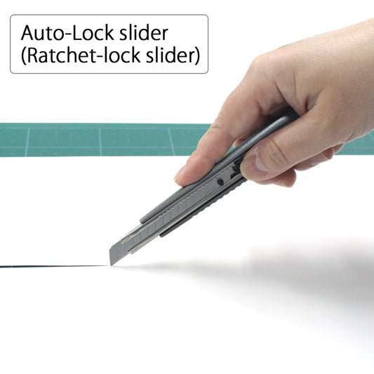 日本 NT cutter 小界刀(金屬手柄/推掣) Metal A cutter [A-300GRP]
