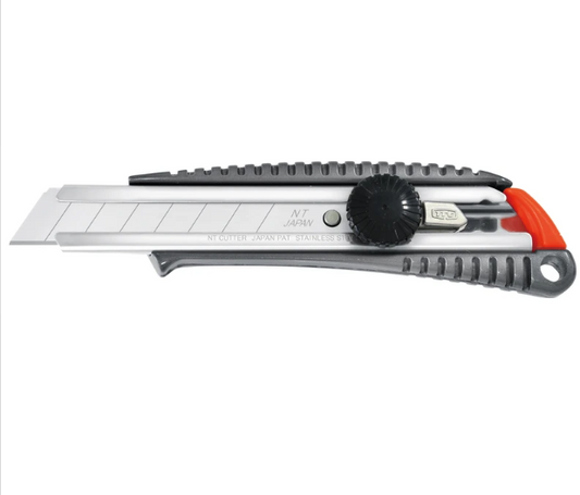日本 NT cutter 大界刀(鋁柄/扭掣固定) Metal Screw Lock L cutter [L-500GP]