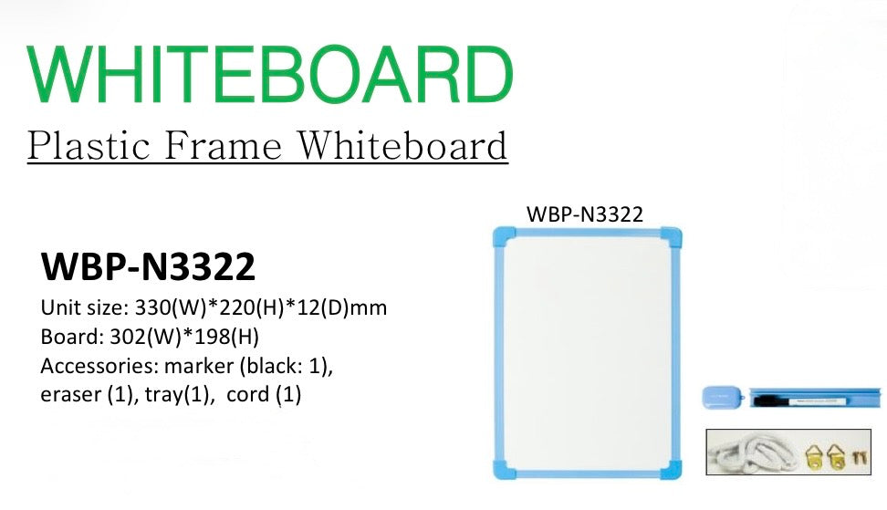 Nakabayashi 白板 Magnetic Whiteboard [A4/A3/A2 size]