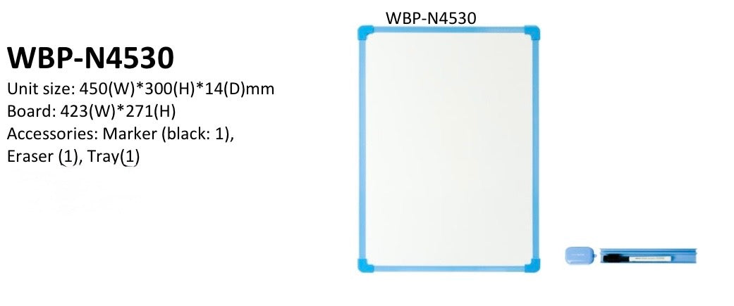 Nakabayashi 白板 Magnetic Whiteboard [A4/A3/A2 size]