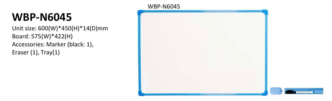Nakabayashi 白板 Magnetic Whiteboard [A4/A3/A2 size]