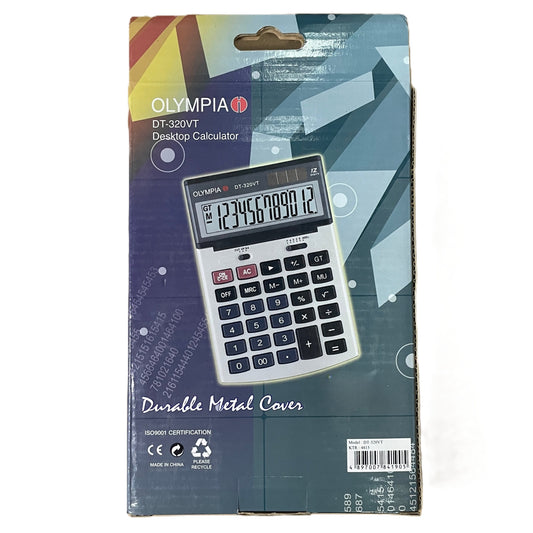 Olympia DT-320VT 桌面計數機 Desktop Calculator (12 Digits)