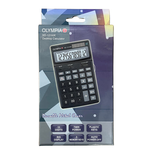 Olympia SD-121H/K 桌面計數機 Desktop Calculator (12 Digits)