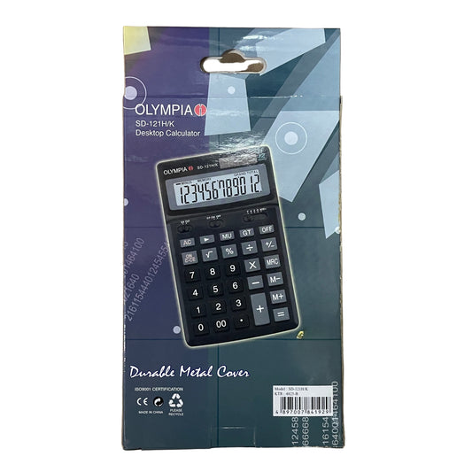 Olympia SD-121H/K 桌面計數機 Desktop Calculator (12 Digits)