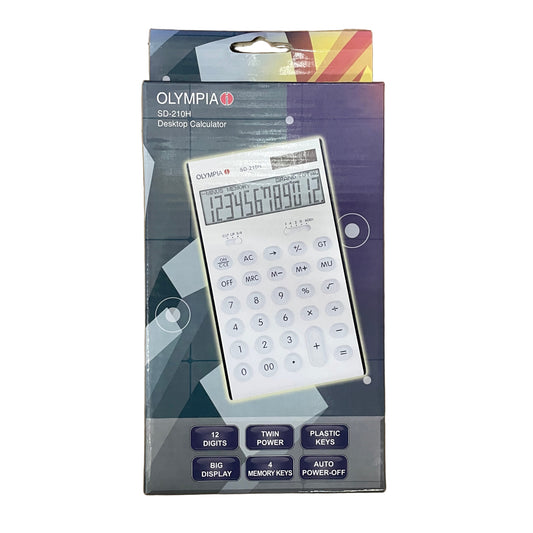 Olympia SD-210H 桌面計數機 Desktop Calculator (12 Digits)