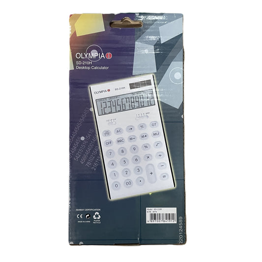 Olympia SD-210H 桌面計數機 Desktop Calculator (12 Digits)