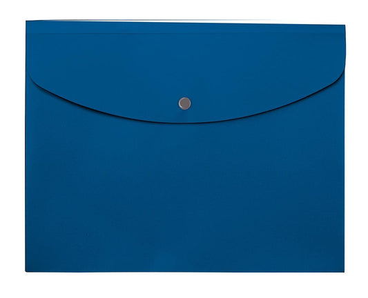 PLUS A4鈕扣文件袋 [橫開] A4 Expanding Poly Envelope [Horizontal] [FL-121CH]