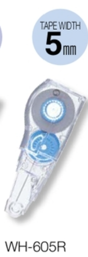 PLUS WHIPER MR 改錯帶替芯 Correction Tape Refills [WH-604R / WH-605R / WH-606R]