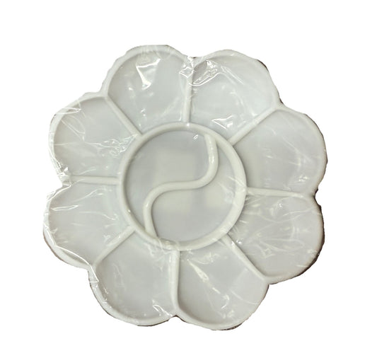 水彩調色碟[梅花型] Painting Palette [Flower Shape]