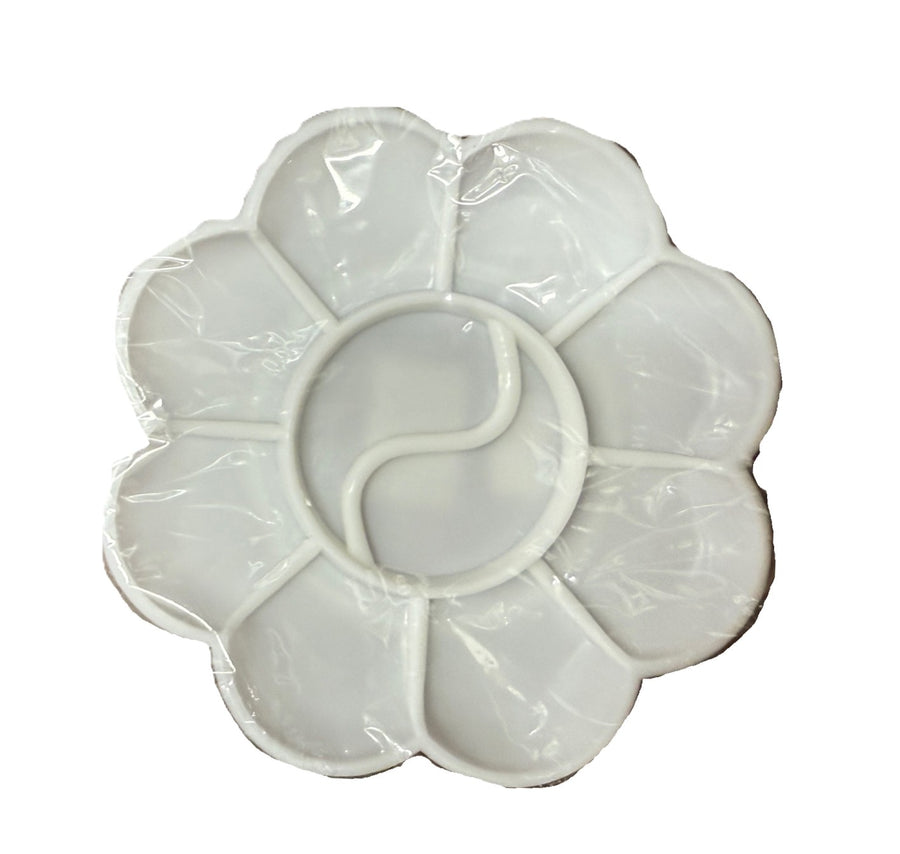 水彩調色碟[梅花型] Painting Palette [Flower Shape]