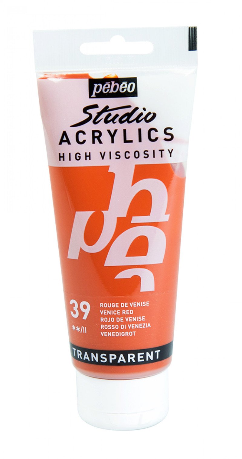 法國 Pebeo 塑膠彩 High Viscosity Studio Acrylics [多色 Multiple colours | 100ml]