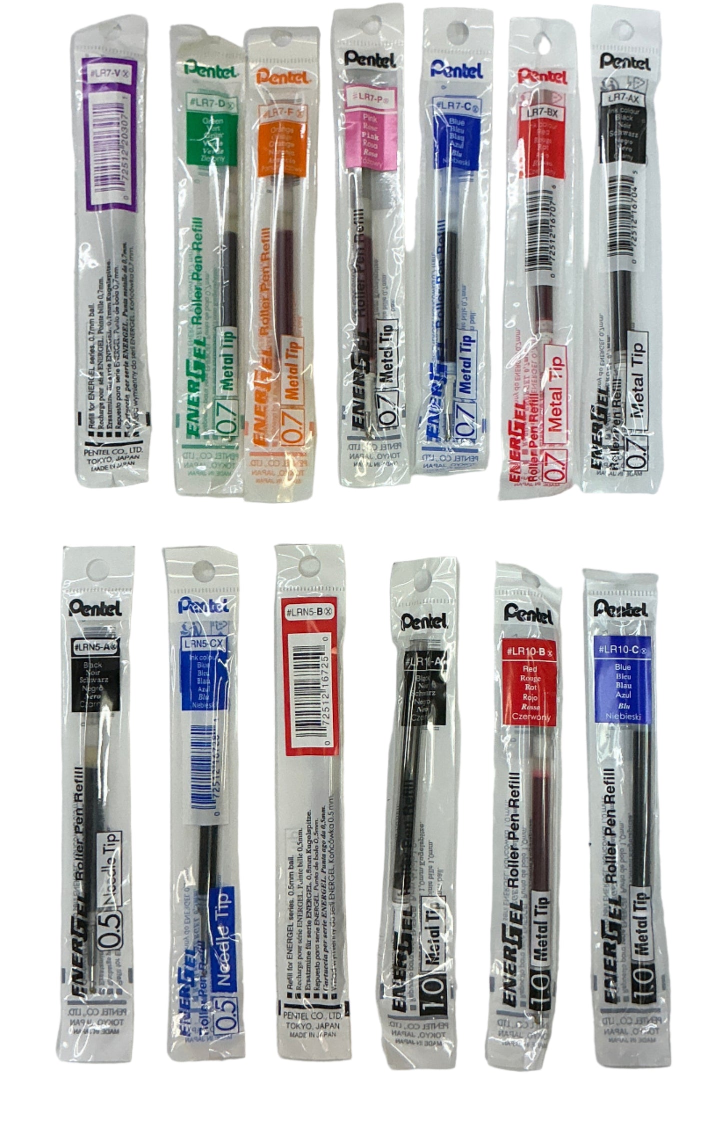 Pentel Energel 替芯 Refill: LRN5 / LR7 / LR10