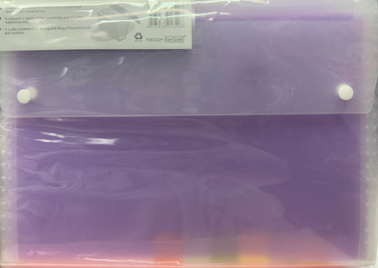 Plums / 金時利 透明風琴袋 12-Layer Expanding File |A4 / F4|